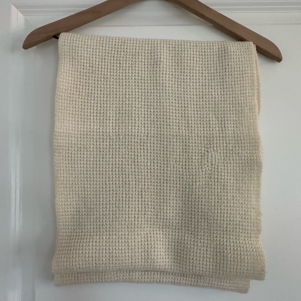 J. Crew Cream Knit Infinity Scarf
